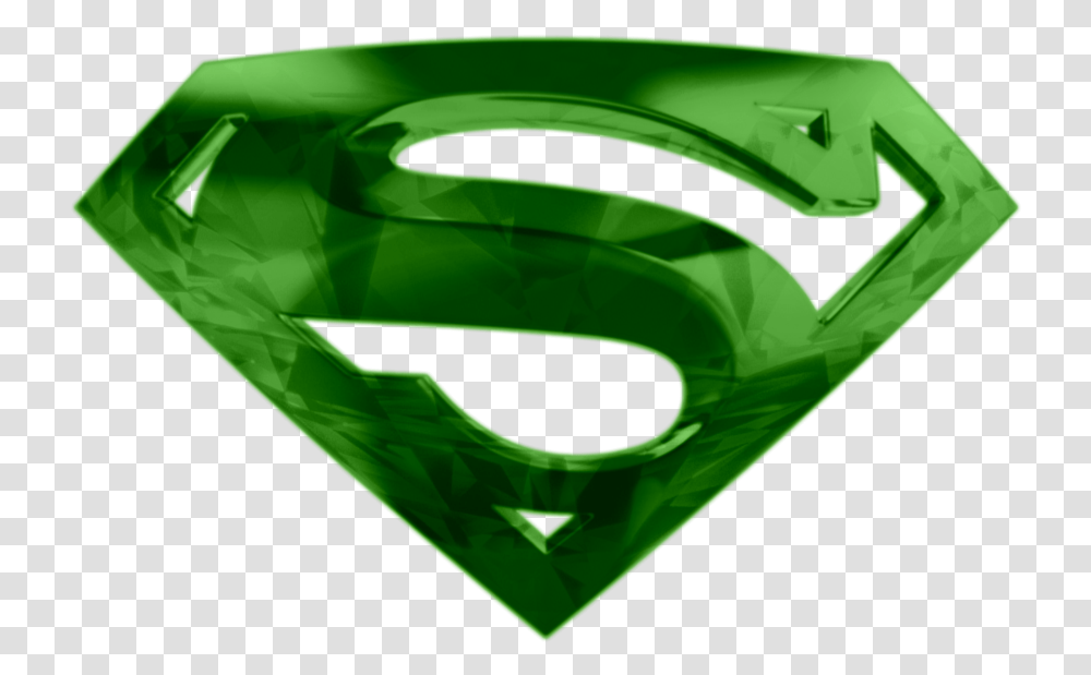 Green Kryptonite Shield Kc Krypotonite Silver Superman Logo, Recycling Symbol, Trademark, Sunglasses, Accessories Transparent Png