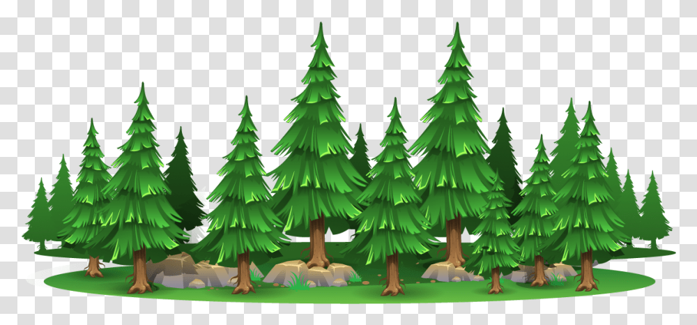 Green Landscape Vector Christmas Tree, Plant, Lighting, Pine, Fir Transparent Png