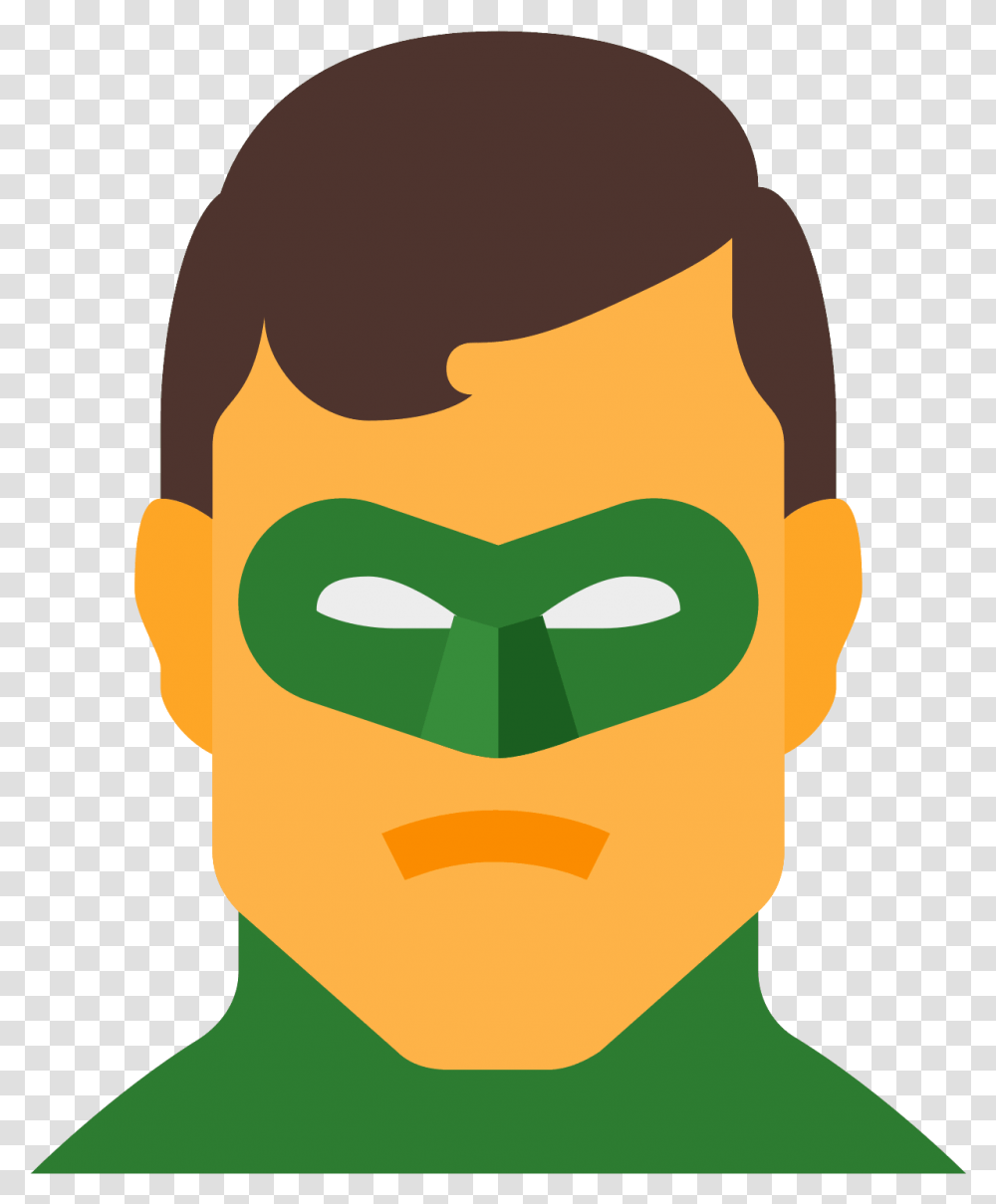Green Lantern Dc Icon Free Download And Vector Greenlantern Movie Heroes Face Flat Icon, Person, Graphics, Art, Label Transparent Png