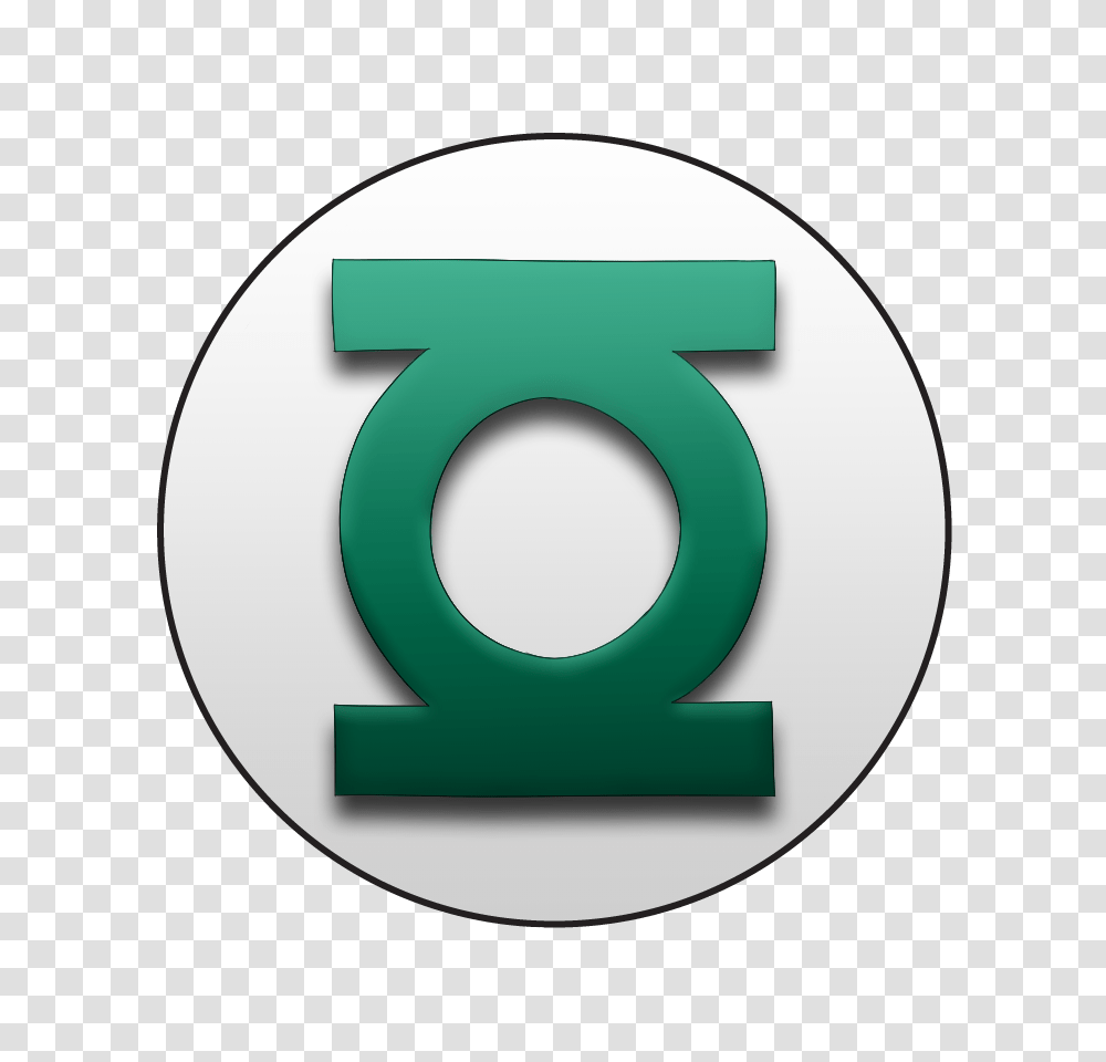 Green Lantern From Green Lantern On A Or Pin Back Button, Number, Mailbox Transparent Png