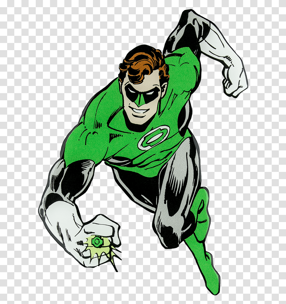Green Lantern Green Lantern Character Lensed Fan Emblem By Classic Green Lantern Comic, Person, Human, Stencil, Batman Transparent Png