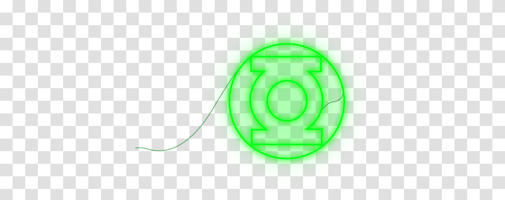 Green Lantern In Neon Style Bath Towel Circle, Light, Sphere, Baseball Cap, Hat Transparent Png