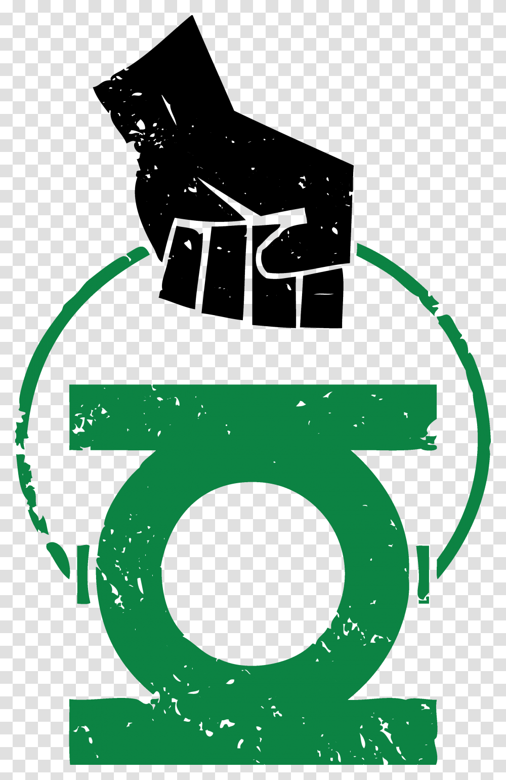 Green Lantern Logo Dc Comics Green Lantern Corps O, Hand Transparent Png