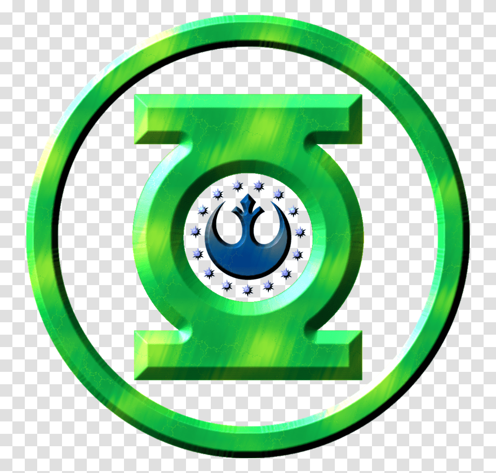 Green Lantern New Republic, Logo, Trademark, Disk Transparent Png