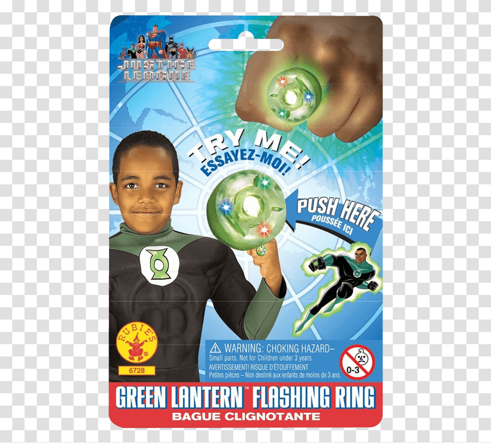 Green Lantern Toy Ring, Person, Human, Poster, Advertisement Transparent Png