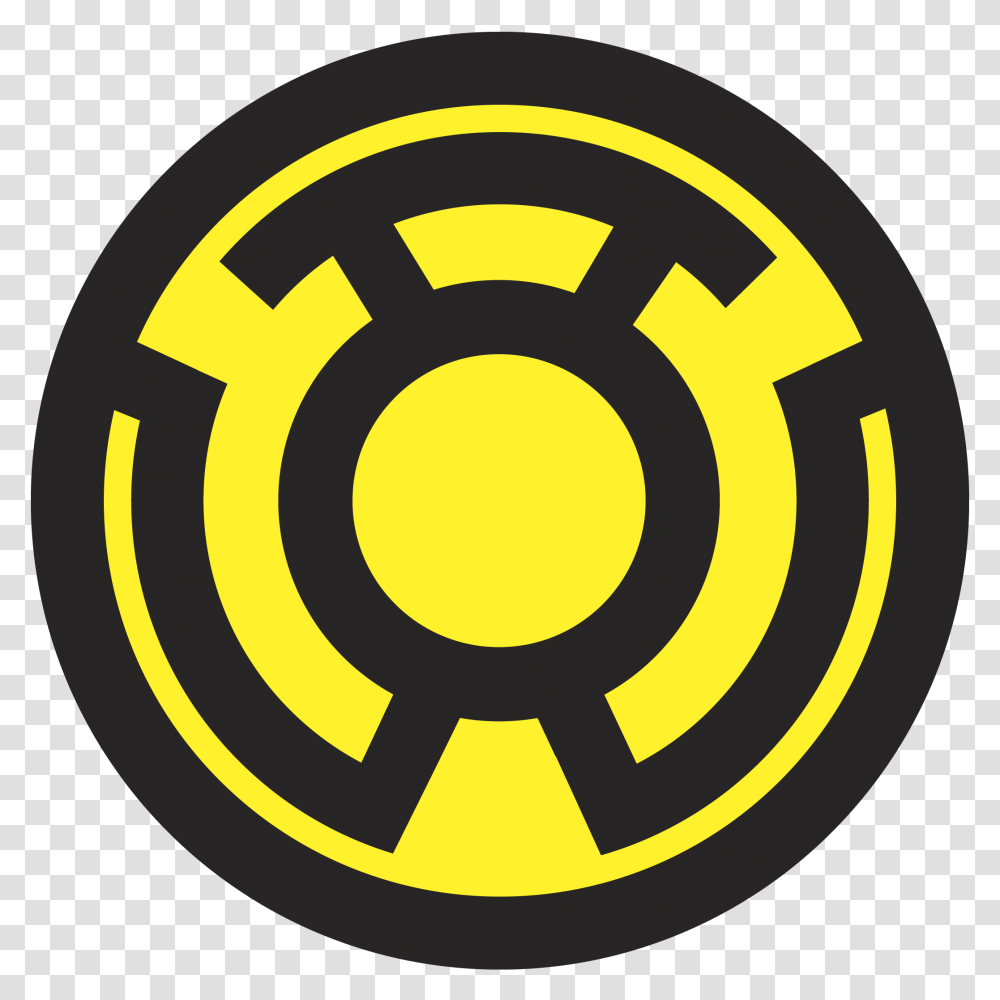 Green Lantern Yellow Lantern Logo, Trademark, Badge, Emblem Transparent Png