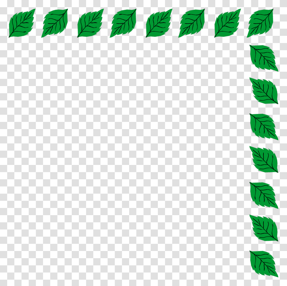 Green Leaf Border Clipart Transparent Png