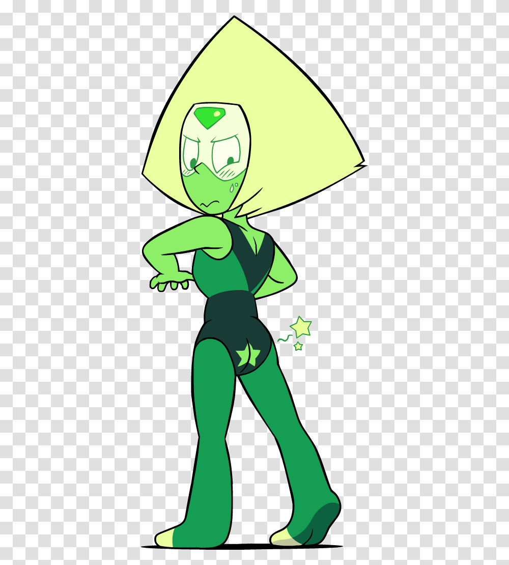 Green Leaf Fictional Character Cartoon Clip Art Standing Steven Universe Peridot Star, Person, Human, Elf, Animal Transparent Png