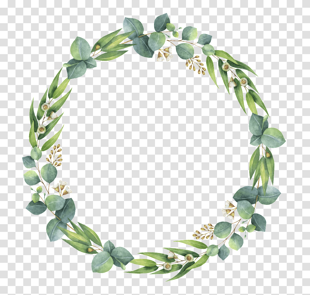 Green Leaf Wreath Decoration Simple And, Bracelet, Jewelry, Accessories, Accessory Transparent Png