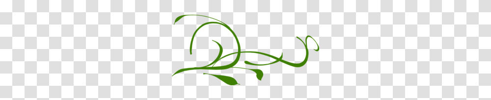 Green Leaves Swirl Clip Art, Plant, Handwriting, Calligraphy Transparent Png