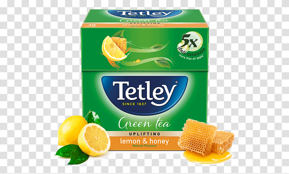 Green Lemon Tetley Green Tea Lemon, Citrus Fruit, Plant, Food, Grapefruit Transparent Png