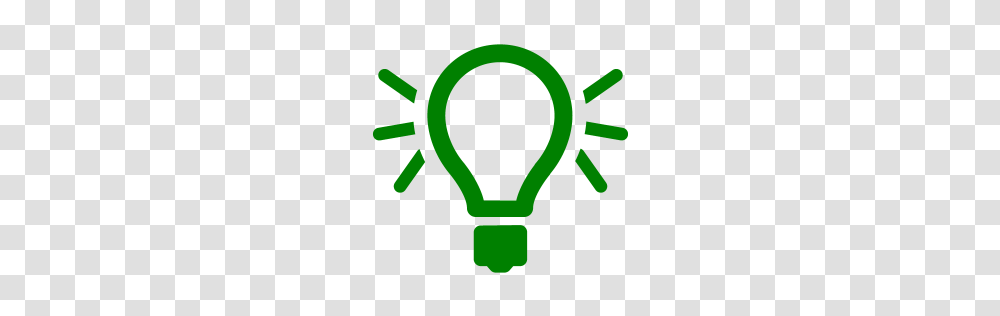 Green Light Bulb Icon, Plant, Meal Transparent Png
