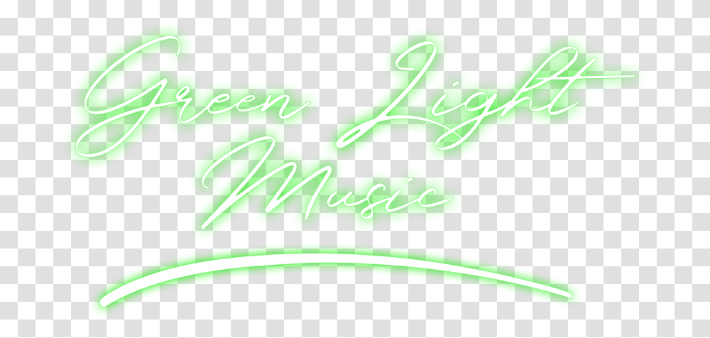 Green Light Music Calligraphy, Neon, Text, Plant, Graphics Transparent Png