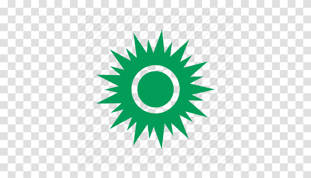 Green Light Rays Sun Weather Icon, Machine, Poster, Advertisement, Gear Transparent Png