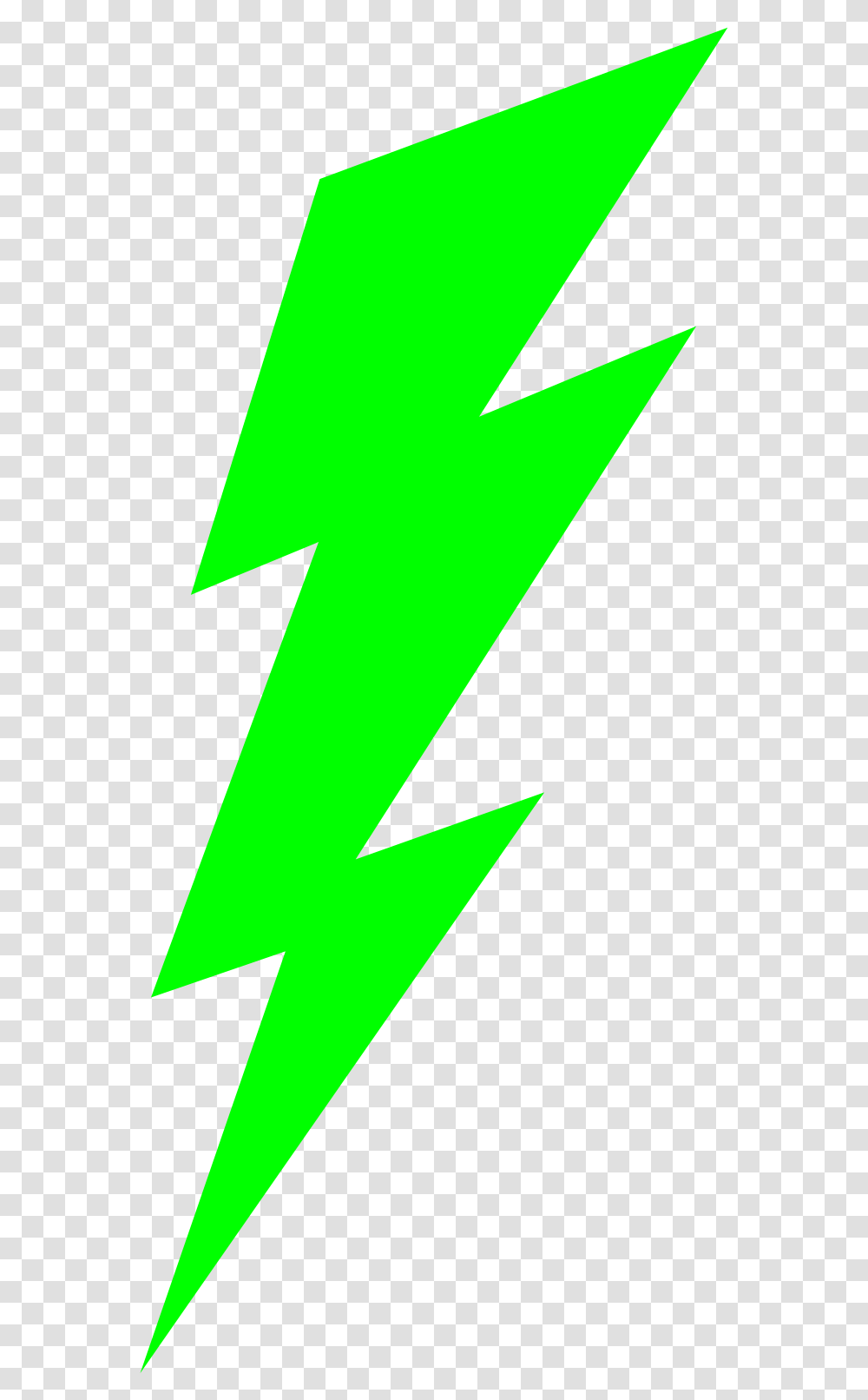 Green Lightning Bolt, Number, Alphabet Transparent Png