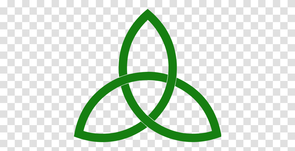 Green Line Triquetra Vector Clip Art, Logo, Trademark, Triangle Transparent Png
