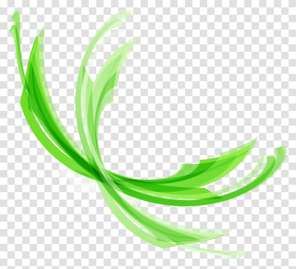 Green Lines Lineas Decorativas Verdes, Plant, Banana, Fruit, Food Transparent Png