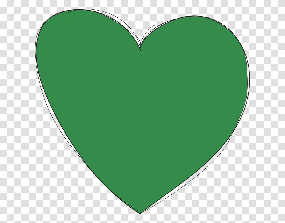 Green Love & Free Lovepng Images Solid, Heart, Plectrum Transparent Png