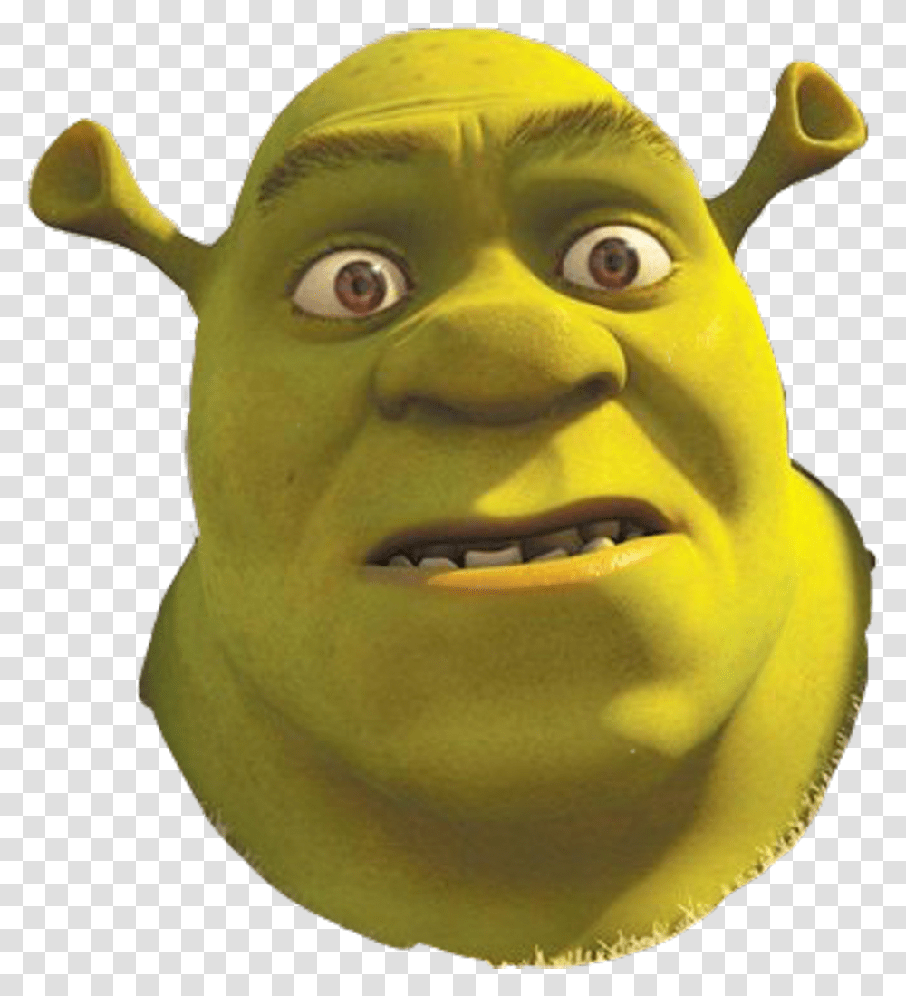 Green Meme Funnymemes Cute Shrek Forever After Poster, Head, Toy, Figurine, Mask Transparent Png