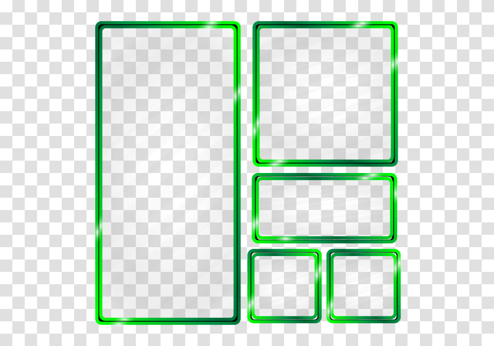Green Metallic Frame Glass Effect Frame Border Metal, Mobile Phone, Electronics, Cell Phone, Adapter Transparent Png