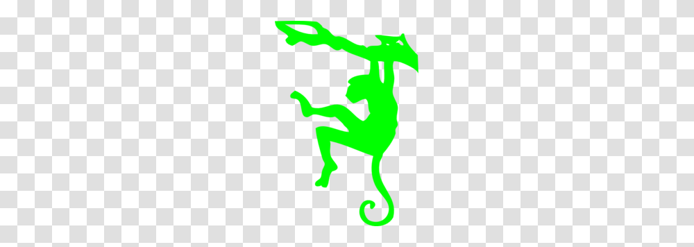 Green Monkey Swing Clip Art, Silhouette, Animal, Mammal Transparent Png