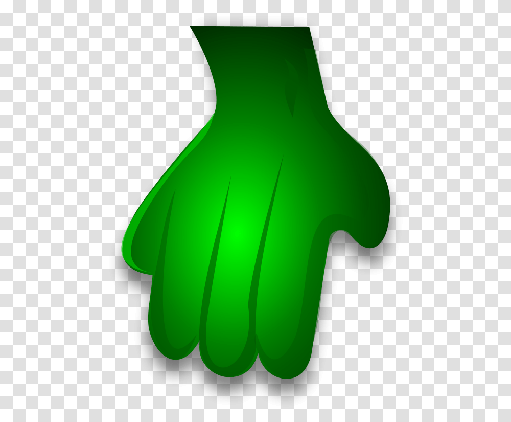 Green Monster Hand 2 Green Hand Clip Art, Silhouette, Plant Transparent Png