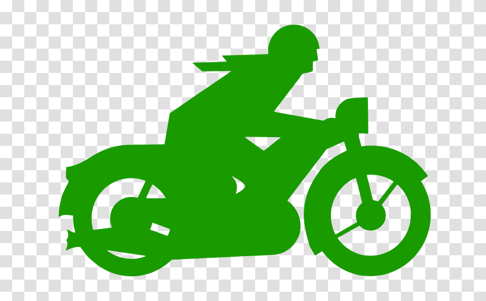 Green Motorbiker, Transport, Recycling Symbol, Number Transparent Png