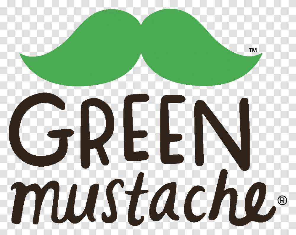 Green Mustache, Label, Sticker, Alphabet Transparent Png