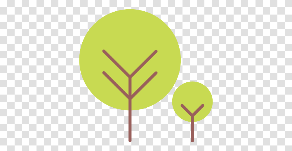 Green Nature Round Tree Icon Circle, Tennis Ball, Sport, Sports, Plant Transparent Png