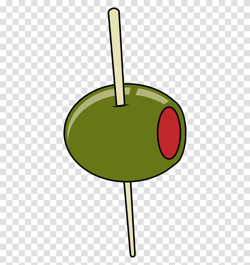 Green Olive On A Toothpick Olive Clip Art, Lamp, Plant, Food, Shovel Transparent Png