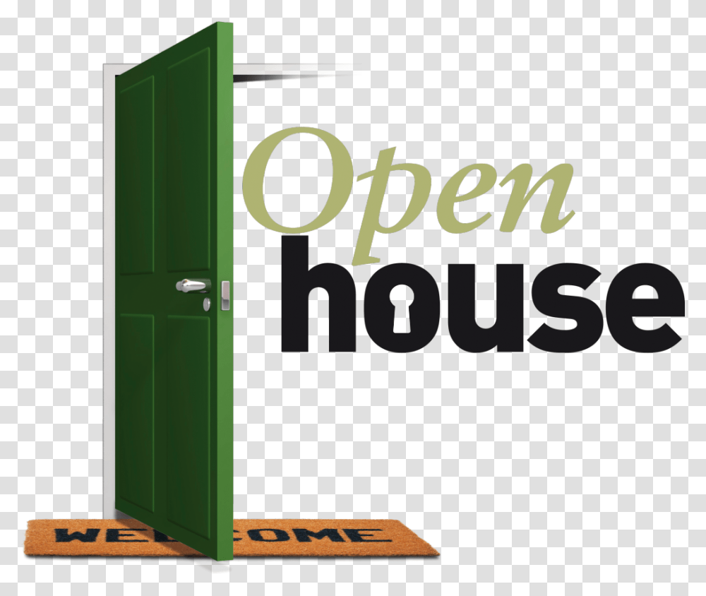 Green Open House Sign, Housing, Building, Nature, Outdoors Transparent Png
