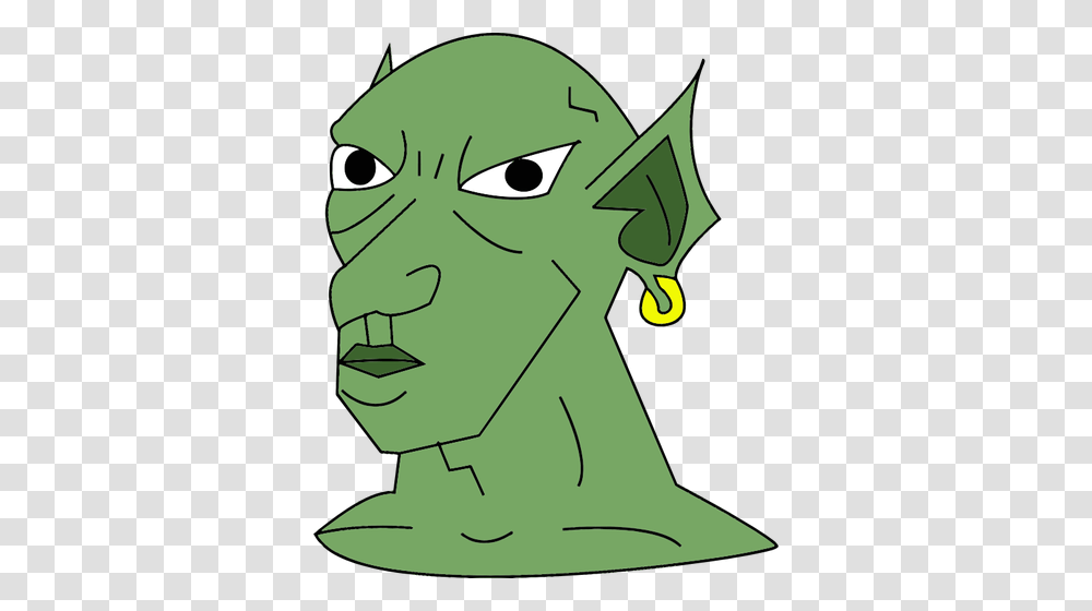 Green Orc, Poster, Face Transparent Png