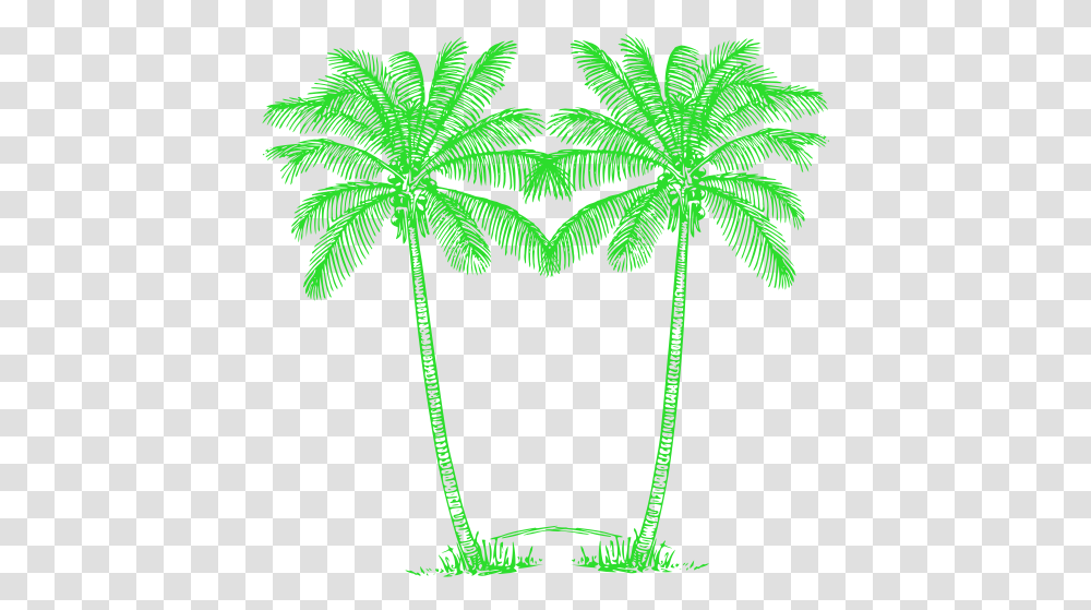 Green Palm Trees, Plant, Arecaceae Transparent Png
