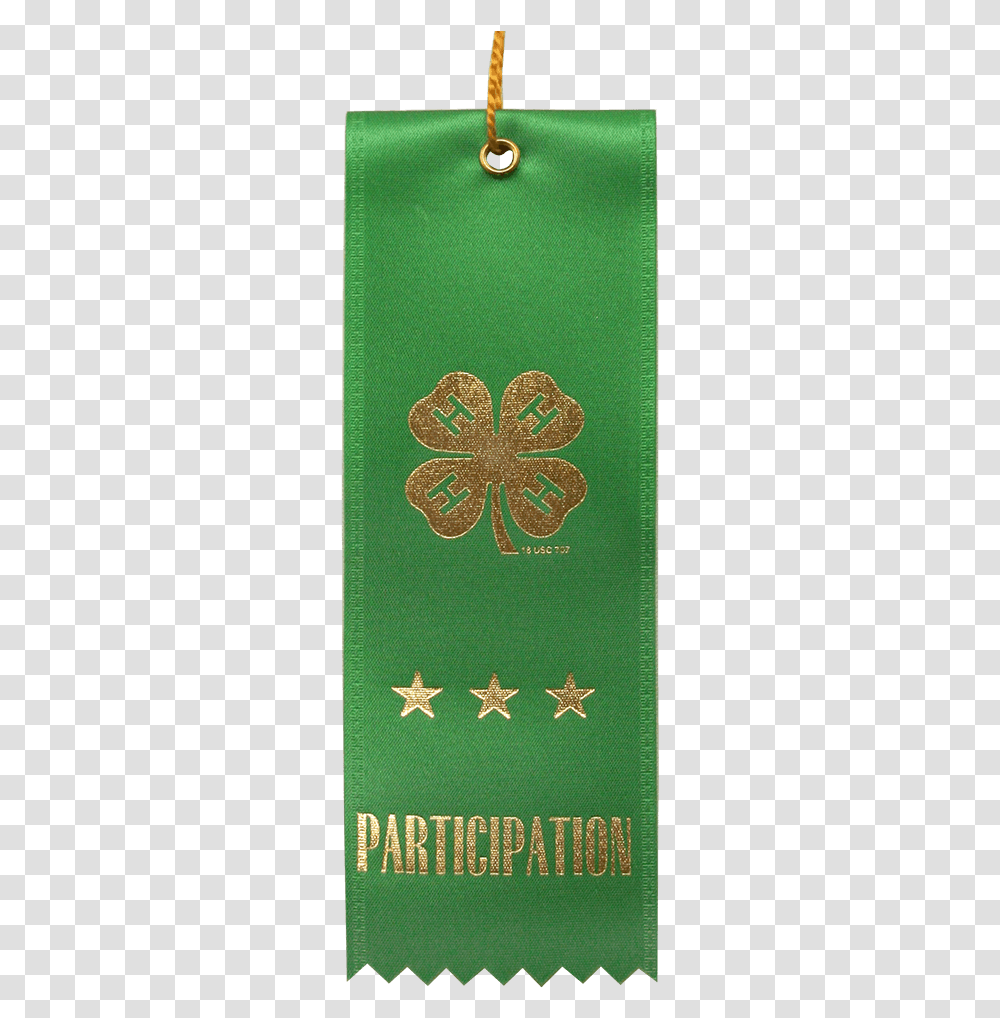 Green Participation Ribbon Participation Ribbon For Life, Pattern, Embroidery, Purse Transparent Png