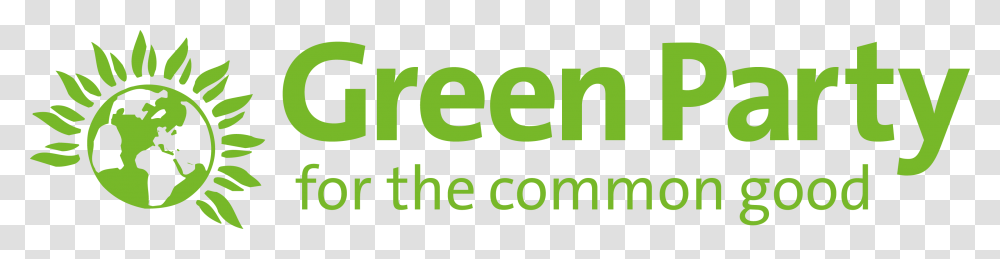 Green Party Logo Green Party Slogan Uk, Word, Alphabet, Plant Transparent Png