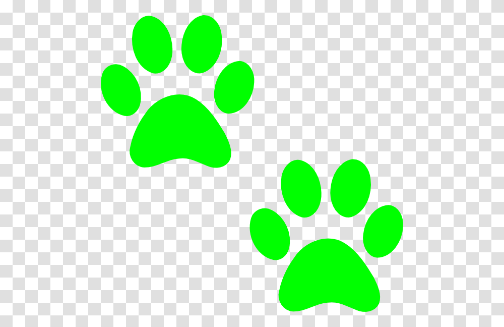 Green Paw Prints Large Size, Footprint Transparent Png