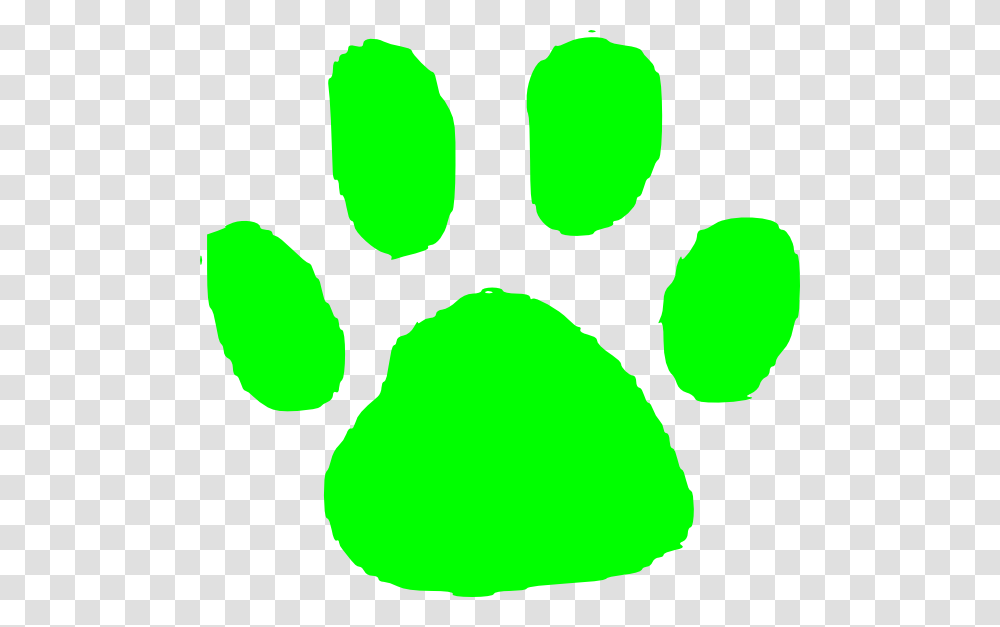 Green Pawprint Clip Art, Footprint Transparent Png