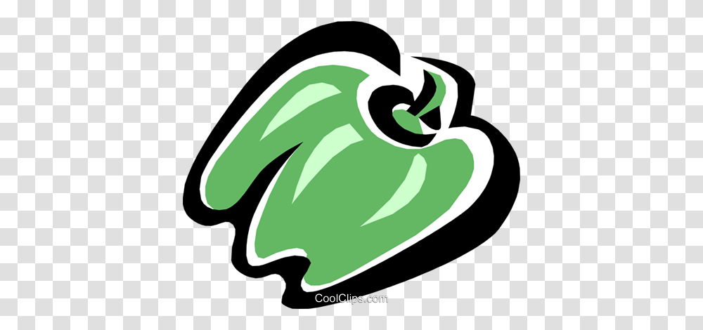 Green Pepper Royalty Free Vector Clip Art Illustration, Recycling Symbol, Outdoors, Nature, Logo Transparent Png