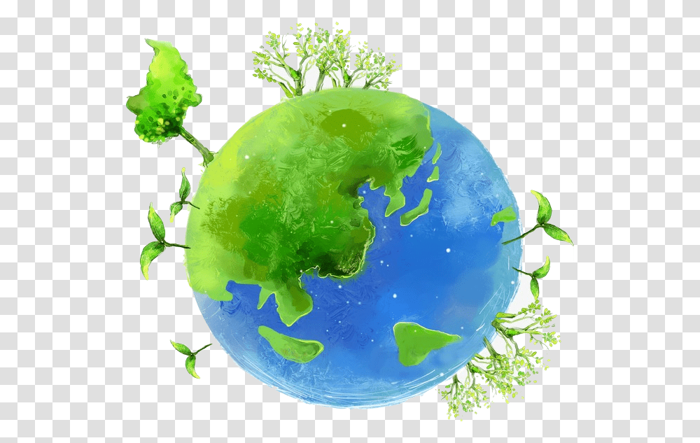 Green Planet Imagen Del Planeta Tierra, Outer Space, Astronomy, Universe, Plant Transparent Png