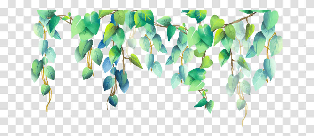 Green Plant Plants Pngstickers Border Watercolor Leaves, Leaf, Flower, Petal, Acanthaceae Transparent Png