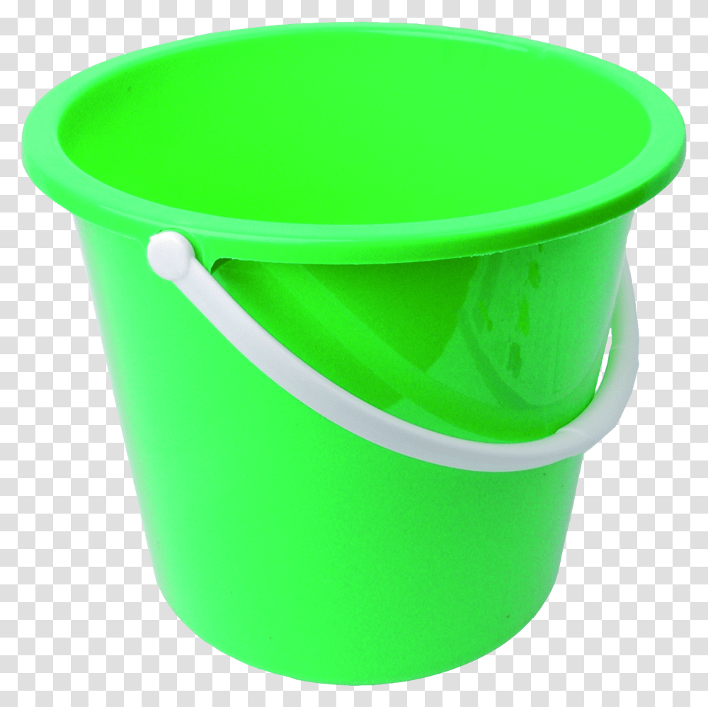 Green Plastic Bucket Image Background Bucket, Tape Transparent Png