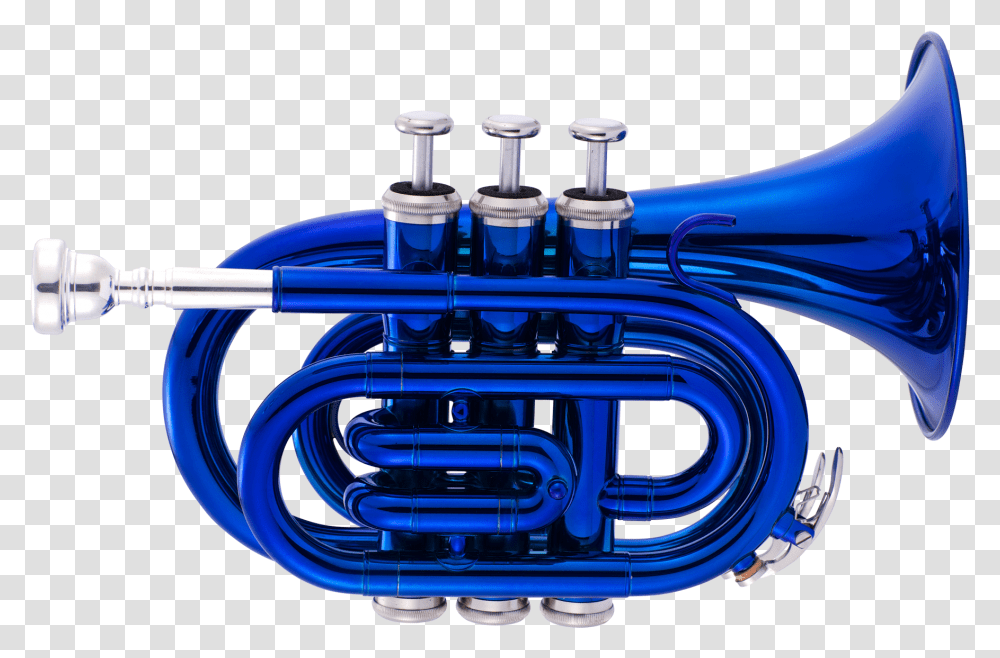 Green Pocket Trumpet, Horn, Brass Section, Musical Instrument, Cornet Transparent Png