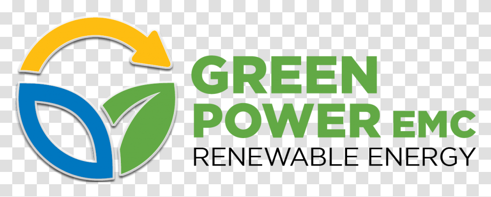 Green Power Emc Renewable Energy Green Power, Logo, Symbol, Trademark, Text Transparent Png