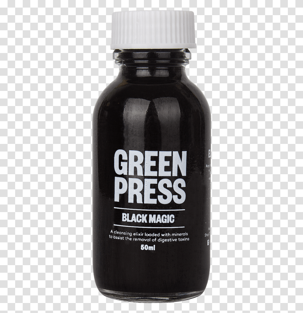 Green Press Black Magic Activated Charcoal Bottle, Alcohol, Beverage, Beer, Tin Transparent Png