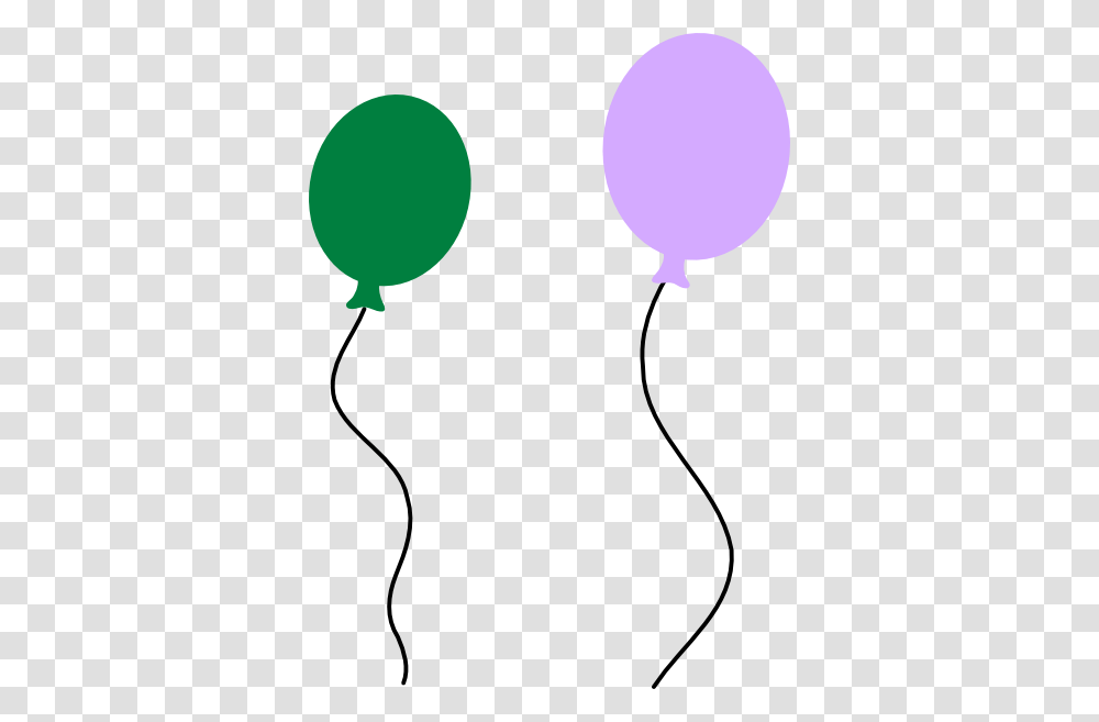 Green Purple Balloon Pair Clip Art Transparent Png