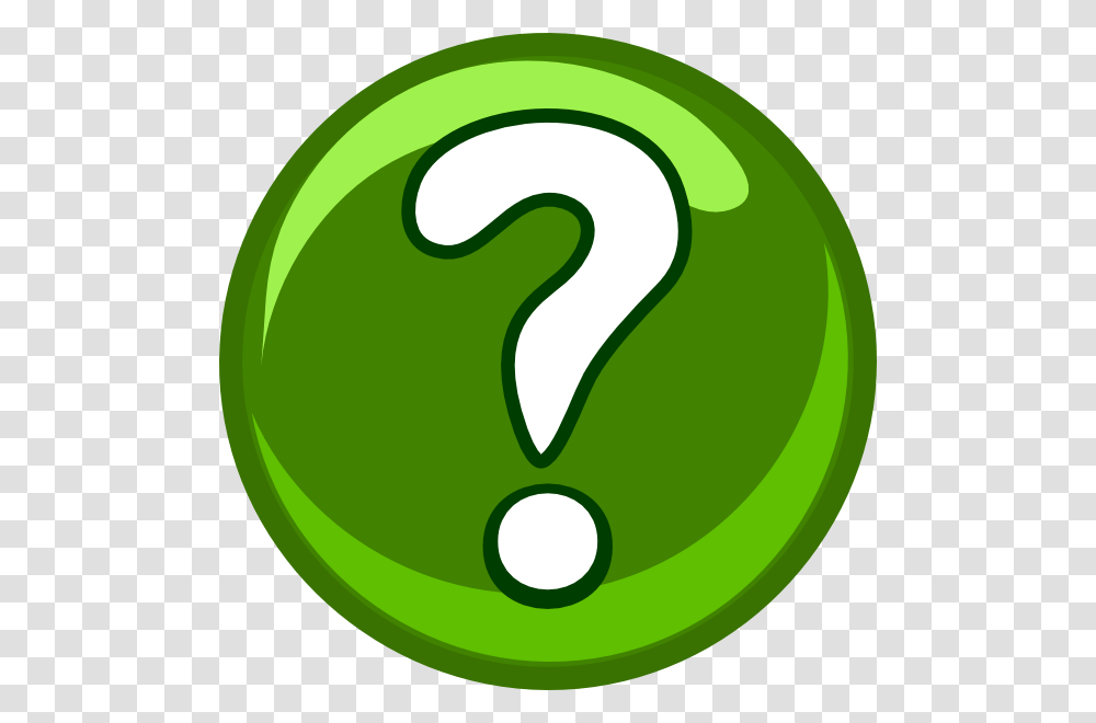 Green Question Mark Clip Art, Number, Tennis Ball Transparent Png