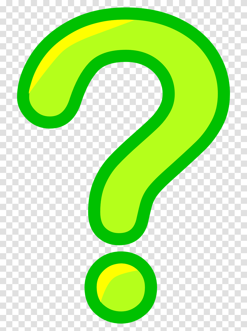 Green Question Mark Clip Art, Number Transparent Png