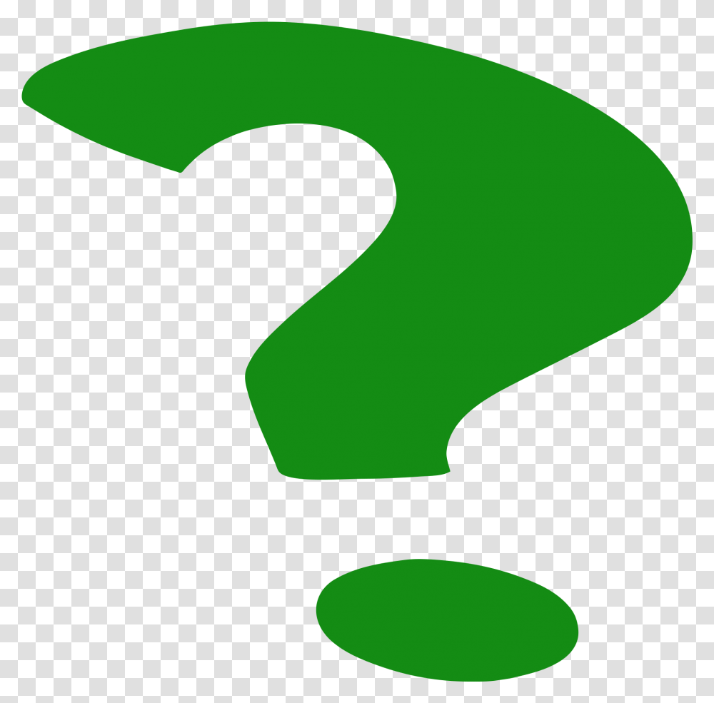 Green Question Mark Red Question Mark, Footprint, Number Transparent Png
