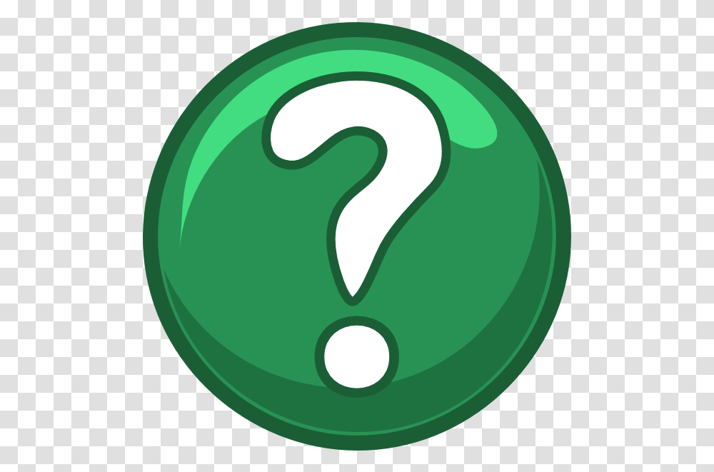 Green Question Round Icon Clip Art Signo D Einterrogacion Habbo, Number, Symbol, Text, Ball Transparent Png