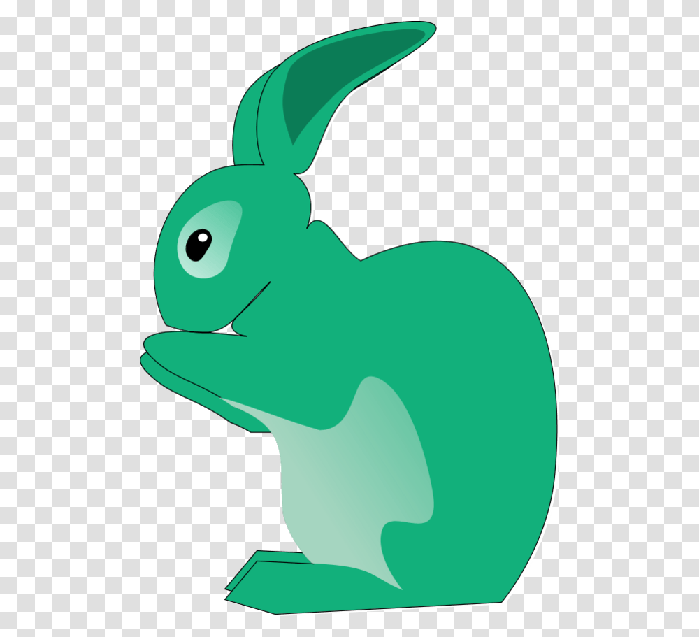 Green Rabbit Cliparts, Animal, Rodent, Mammal, Hare Transparent Png